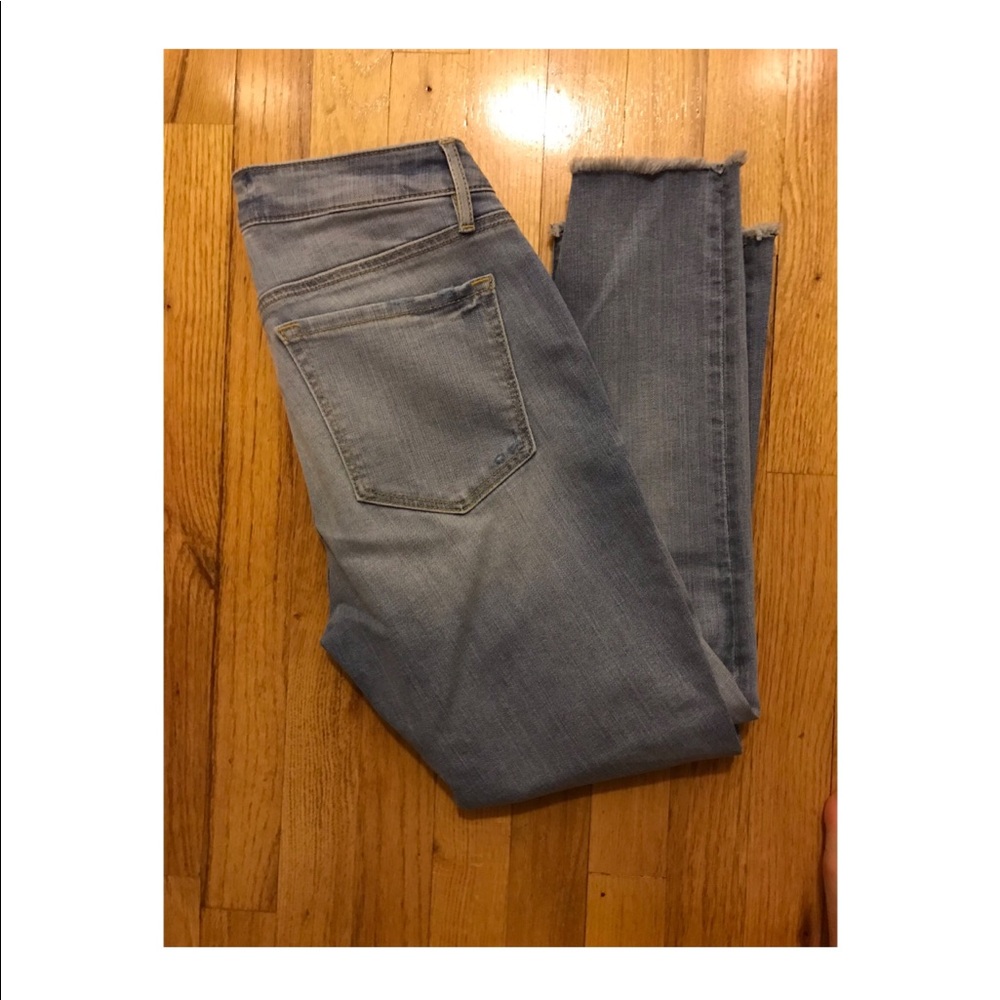 Loft ‘curvy skinny’ cropped jeans
